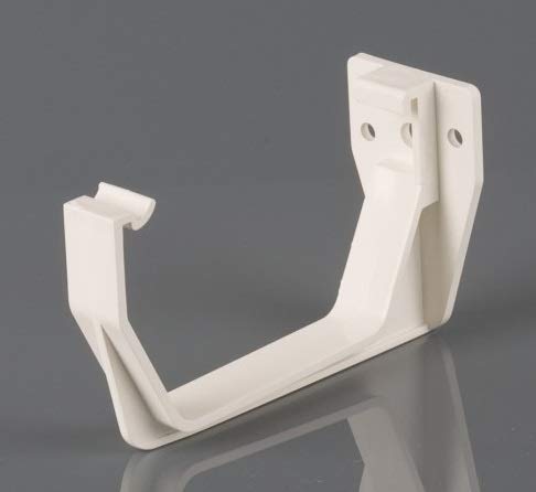 Pack of 3 x Brett Martin Multi-fix Fascia Brackets for 114mm Squarestyle Gutter system WHITE BR053W