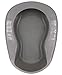 Healthstar Pontoon Bedpan, 2 Quart, Gray