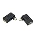 chenyang 2 Pack Micro USB OTG Power Adapter 2 in 1 Micro USB Male to USB 2.0 Female 90 Degree Angled Connector Adapter