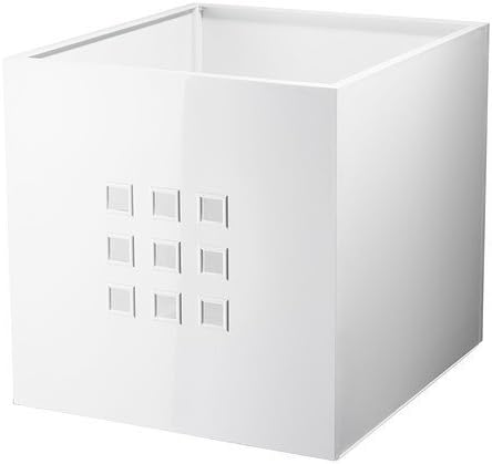 Caja blanca Lekman de Ikea, 33 x 37 x 33 cm: Amazon.es: Hogar