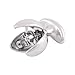 TERNENCE Metal Openable Anal Plugs 304 Stainless Steel Heavy Adjustable A-nus Lock with Handles Sex Toys Adult Games Men's Chastity Device GS001