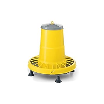 Poulailler Direct Mangeoire Plastique Réglable 155kg Sur Pieds
