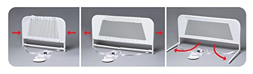 KidCo Convertible Crib Mesh Bed Rail, White