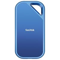 SanDisk 4TB Creator Pro Portable SSD - Up to 2000MB/s, for Laptops and Computers, USB-C, USB 3.2 Gen 2x2, IP65 Water and Dust Resistance, 1 Month of Adobe Creative Cloud Included - SDSSDE81C-4T00-G25
