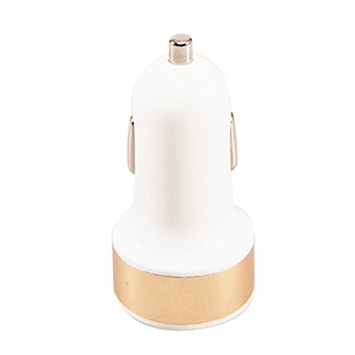 Car Charger,mini Dual USB Port Rapid Car Charger Adapter for iPhone 7, 7 Plus, 6 Plus, 6S, iPad, Tablet, Samsung Galaxy S8, S7 edge, HTC, Sony and Other USB Device