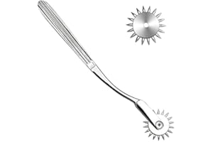 HOTORDA Wartenburg Neuro Pinwheel Stainless Steel Diagnostic Instrument Pinwheel Pin Wheel Gear Roller Rolling for Testing Nerve Sensitivity. 1 Round