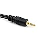Tisino 3.5mm TRS Stereo Male to Dual XLR Male Splitter Patch Cable Unbalanced Mini Jack 1/8 to Double XLR Breakout Cable - 5 FT