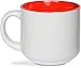 Pavilion Gift Company Blobby Dog-Mom I Woof You Ceramic Coffee Mug, Red