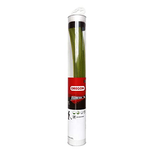Oregon Gezähnt Mähfaden 6mm, Für hohes Gras, Unkraut, Rasen und dichte Vegetation, Strapazierfähiger Profi-Nylonfaden, Für die meisten Rasentrimmer, 6