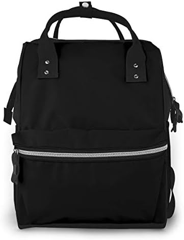 Dnwha Castle On The Moon Camping Diaper Bag, Waterproof Canvas Laptop Backpack, Personalized Travel Backpack Student Backpack College Bag