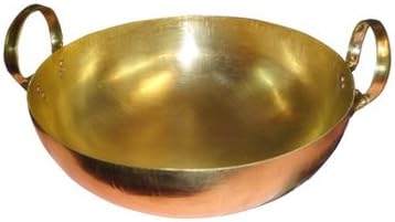 Kitchen Utensils Thai Wok Brass Pan Home Cooking Food And Dessert For Thai Chinese Japanese Korean Restaurant Size 8 Durable And Great Heat Control Amazon Sg Home