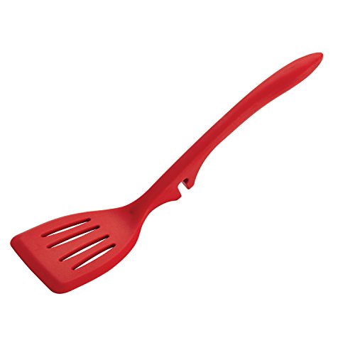 Rachael Ray Tools & Gadgets Lazy Slotted Turner, Red