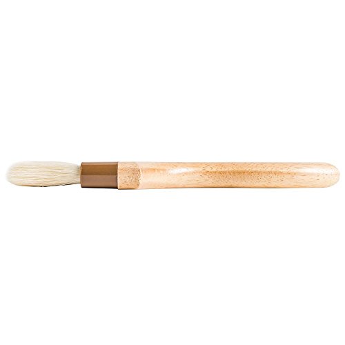 4-Inch Pastry Brush with Boar Bristles and Lacquered Hardwood Handle, Basting BBQ Marinade Brush, Kitchen / Cooking Brushes