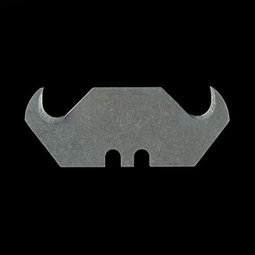 Hook Blade 10 Pack Utility Knife Hooked Razor Blades Ten Super Sharp Refill Blades in