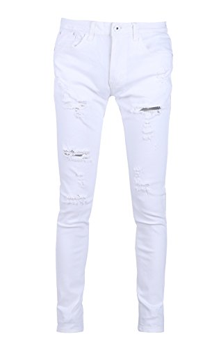 white knee ripped jeans mens