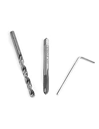 Rocaris Kit de reparación de 30 piezas de roscas, M5 x 0.031 in x 1D Kit de inserción de reparación de rosca, juego de herramientas de mano compatible para reparación automática
