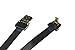 Black 80cm FFC FPV Flat HDMI Cable Micro HDMI 90 degree angle to Standard HDMI Full HDMI Normal HDMI for panasonic lumix GH4 blackmagic BMPCC Sony alpha sony A5000 A6000 A7S A7R