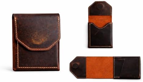 Amazon.com: JJ Leathersmith - Leather Wallet Slim - Cafe