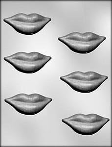 Ck Products Chocolate Mold Lips Plastic Ch1658 by Chocolate Molds