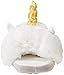 Oliasports Plush Unicorn Slippers, One Size, White