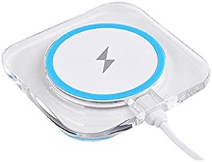 Fast Wireless Charger Cell QI Fast Wireless Charging Pad Stand for iphone 8 / PLUS iphone X Samsung Galaxy Note 8 S8 Plus S8 and S8 Galaxy S7 S7 Edge Note 5 S6 Edge Plus etc (White)