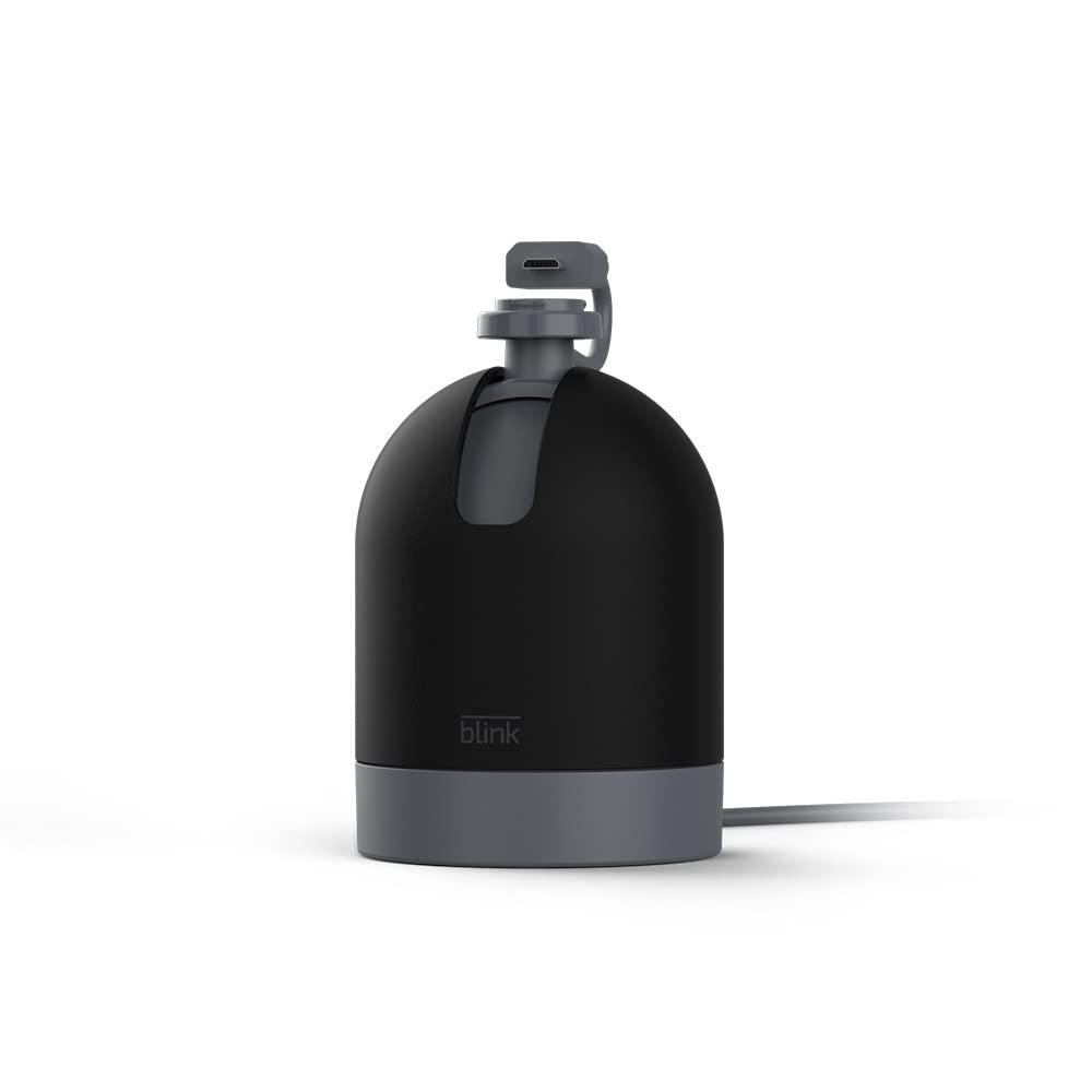 Blink Mini Pan-Tilt Mount | Rotating mount accessory for Mini indoor plug-in smart security camera (Black)