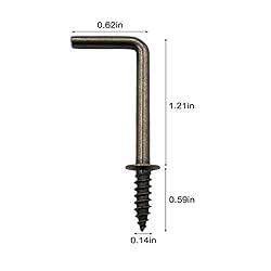 IDEALSV Antique Brass 1-1/4 Inch 1 Shape Screw