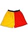 The Man The Legend Adult Red and Yellow Boxer Shorts (Adult Large)