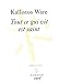 tout ce qui vit est saint by 