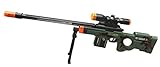 AW50 Sniper Military Combat Toy Machine Gun with Colorful LED Light and Sound Effect