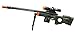 AW50 Sniper Military Combat Toy Machine Gun with Colorful LED Light and Sound Effect