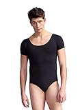 Capezio Men's Tactel Short Sleeve Leotard