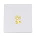 Cocktail Napkins 100 Pack Yellow Gold Rose Disposable Paper Napkins for Party Birthday Bridal Baby Shower Wedding Anniversary and Special Occasions
