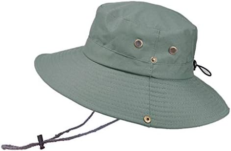 サファリハット ジャングルハット つば広 深め 帽子 通気穴付き 日除け 釣り 登山 アウトドア ウエスタンハット サバイバルゲームスポーツ ハット 夏用 トレッキングハット Uvカット サイズ調整可 紫外線対策 フィッシング帽子