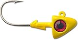 Big Hammer Swimbaits Lead Head Jig (1 oz 4/0) (Yellow)