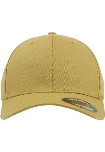 6277-Flexfit Wooly Combed Gorra de béisbol Unisex adulto, Amarillo (curry), L-XL