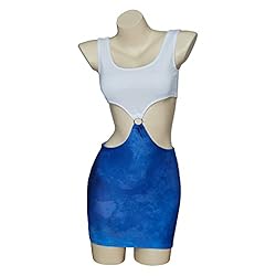 CosplayDiy Pretty Sexy Vivian Costume Women Blue