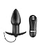 Anal Fantasy Remote Control Silicone Plug, 4 Inch, Waterproof, Black