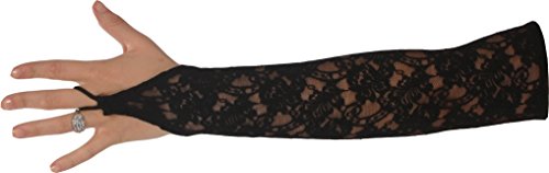 Gothic Victorian Bridal Cocktail Party Girls Bridal Prom Long Arm Gloves
