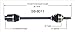 SurTrack SB-8011 CV Axle Shaft