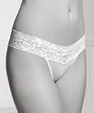 Maidenform Women's Satin and Lace Thong Panty #40323