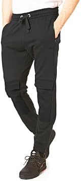 Iron Mountain IMPNT223 Men's Work Joggers Black Knee Pad Sweatpants Trousers L view 3