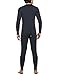 HOTOUCH Mens Thermal Underwear All In One Union Suit With Rear Flap Navy M