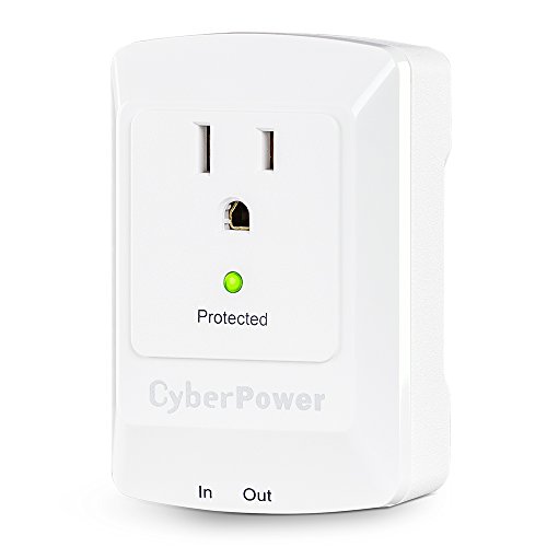 CyberPower CSP100TW 900 Joule Professional 1-Outlet Surge Suppressor - Wall Tap