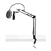Audio-Technica AT2020USB+ Cardioid Condenser USB Microphone Bundle with Boom Arm Stand and Pop Filter (3 items)