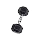 Body-Solid Rubber Coated Hex Dumbbells 3-100 lbs.
