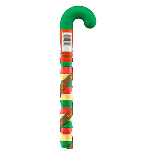 REESE’S MINIATURES MILK CHOCOLATE PEANUT BUTTER CUPS, CHRISTMAS CANDY PLASTIC CANE, 2.17 OZ