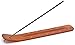 Incense Garden Wooden Incense Holder for Sticks with Inlays of Brass 10 inches Long Assorted Styles