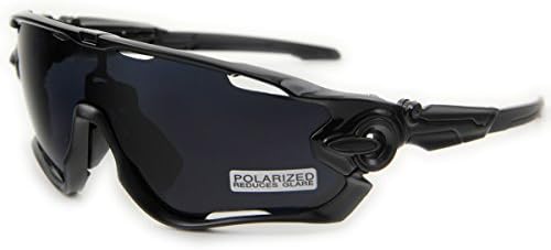 AOKNES Polarized Sports Cycling Glasses Goggles for Men Women with 3 Interchangeable Lenses