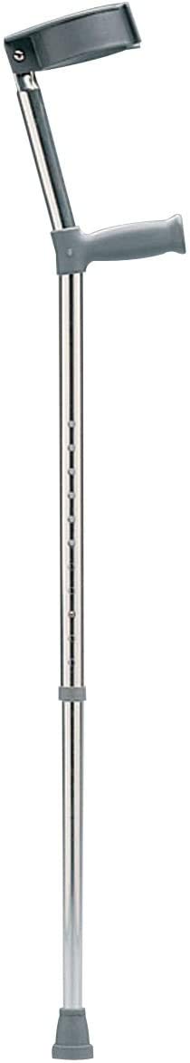 Days Adjustable Crutches, Standard Handle, Double Adjustable, 83 - 110 cm (32½ - 43½"), Extra Long, Forearm Crutch Assistance, Lightweight Walking Aid (Eligible for VAT relief in the UK)
